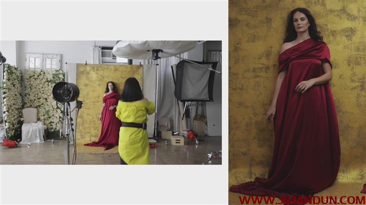 Lola Melani Academy孕妇人像写真创意时装礼服绘画艺术摄影教程中文字幕 摄影 第23张