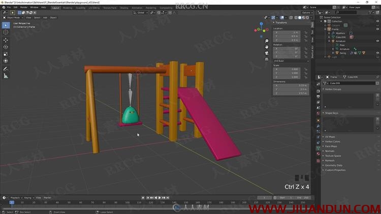 Blender创建3D角色动画视频教程 3D 第8张