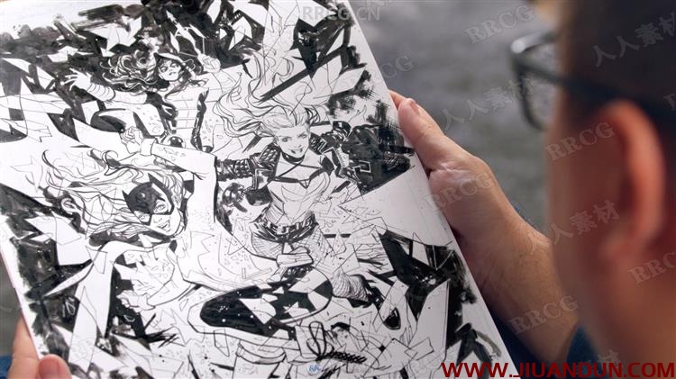 漫威DC美式女性英雄角色漫画绘画视频教程 PS教程 第8张