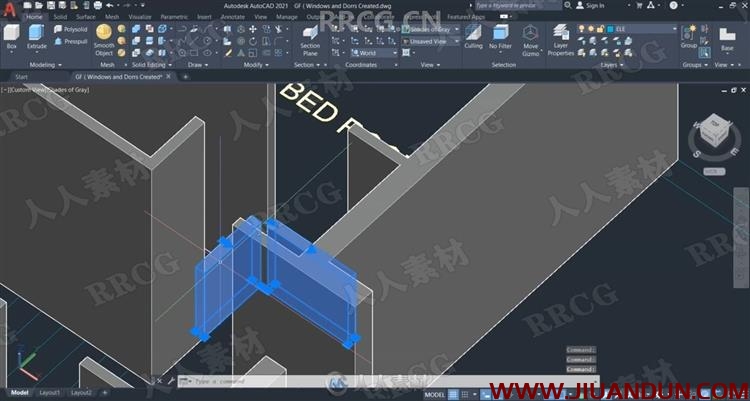 AutoCAD 2021中2D与3D专业设计训练视频教程 CAD 第8张