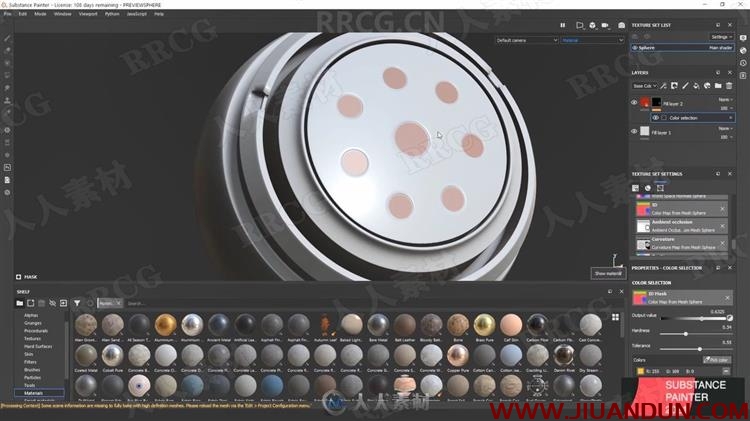Substance Painter 20213D角色硬表面纹理视频教程 3D 第5张