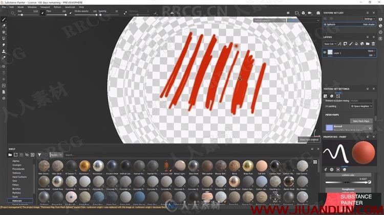 Substance Painter 20213D角色硬表面纹理视频教程 3D 第6张