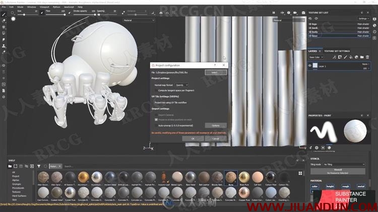 Substance Painter 20213D角色硬表面纹理视频教程 3D 第8张