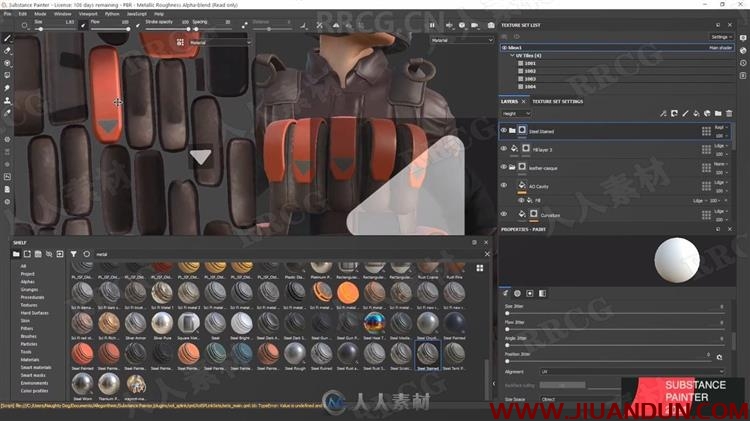Substance Painter 20213D角色硬表面纹理视频教程 3D 第15张