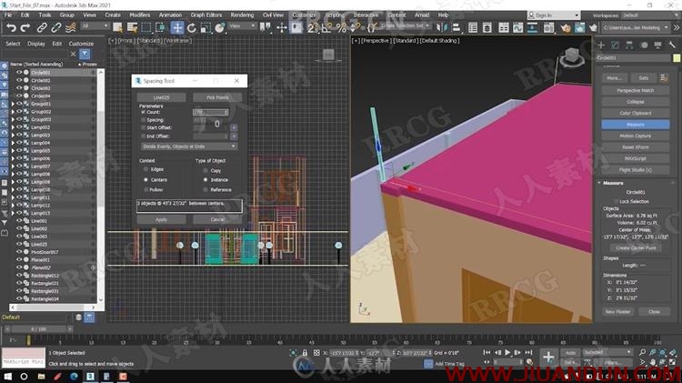 3dsmax 2021从平面图到建筑建模设计技术视频教程 3D 第8张