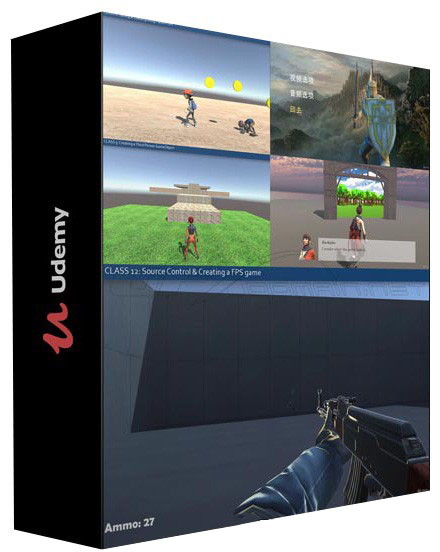 【中英字幕】Unity游戏开发全面核心技术大师班视频教程 3D 第1张