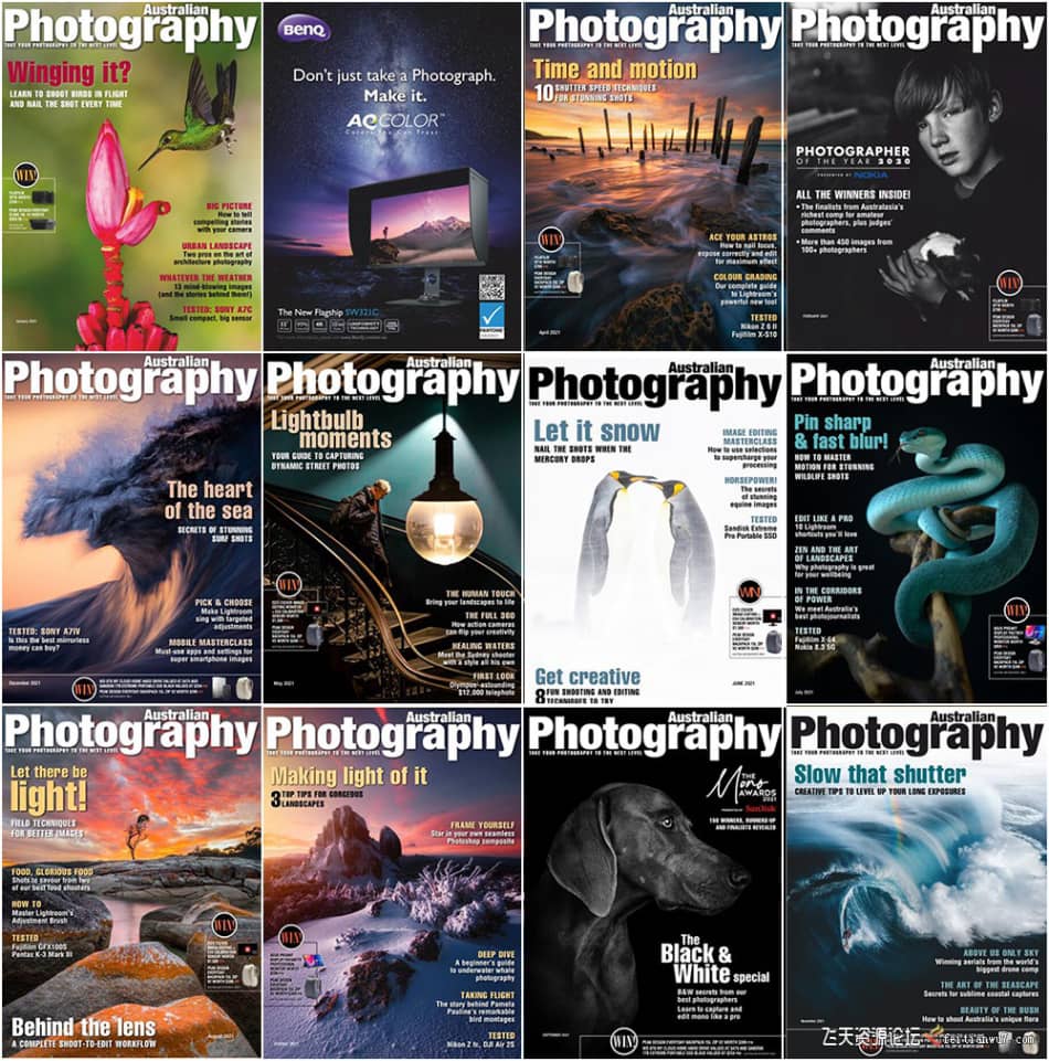 澳大利亚摄影-2021年全年刊集杂志 Australian Photography - 2021 Full 摄影 第1张