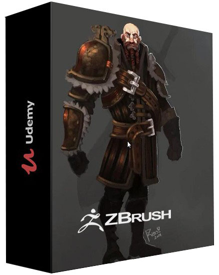 【中英字幕】Zbrush影视教程游戏角色雕刻渲染制作视频教程 3D 第1张