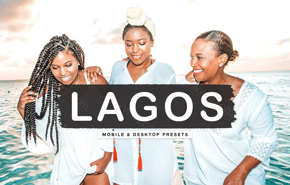 【Lightroom预设】拉各斯州旅拍胶片人像后期Lagos Pro Lightroom Presets V2 LR预设 第1张