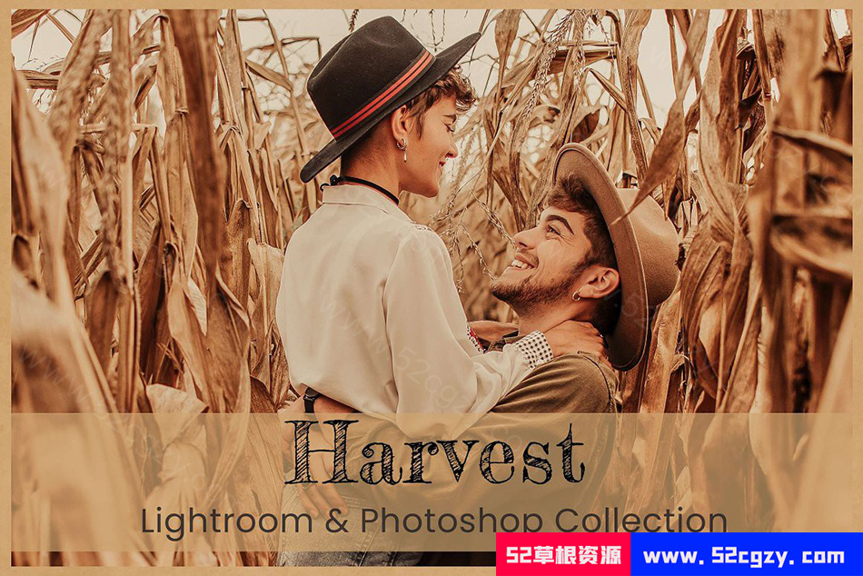 【Lightroom预设】秋季人像摄影后期调色及路途预设 Harvest Lightroom LUTs LR预设 第1张