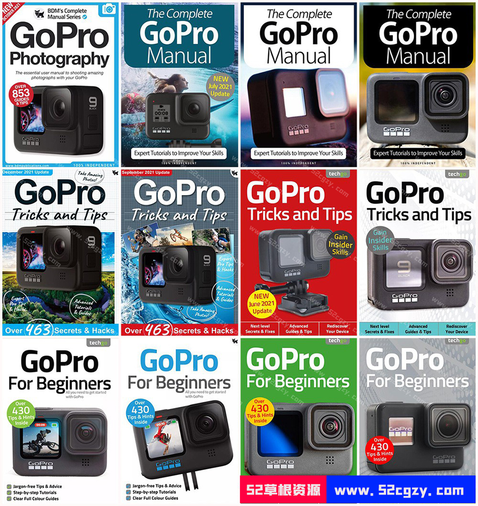 GoPro 适合初学者的完整手册技巧和提示2021年全年12期合集 摄影 第1张