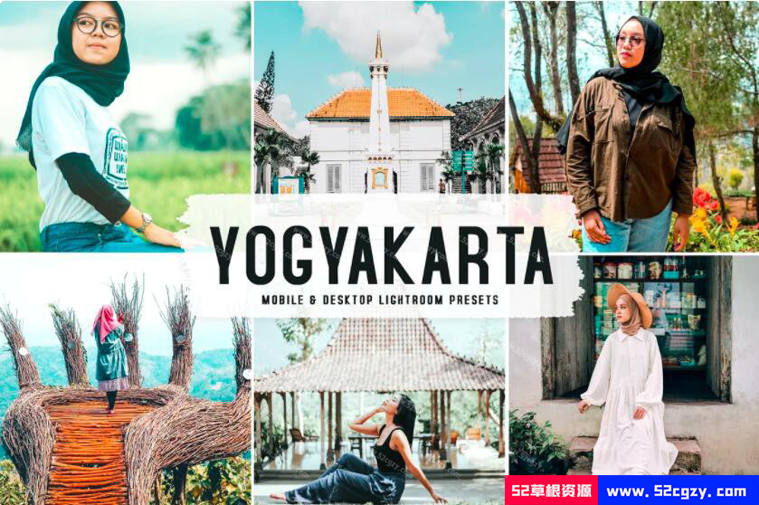 【Lightroom预设】日惹(Yogyakarta)旅拍人文风光摄影后期Yogyakarta Presets LR预设 第1张
