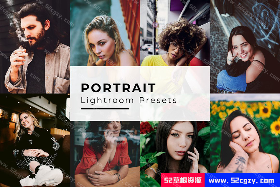 【Lightroom预设】10个肖像后期调色10 Portrait Lightroom Presets LR预设 第1张