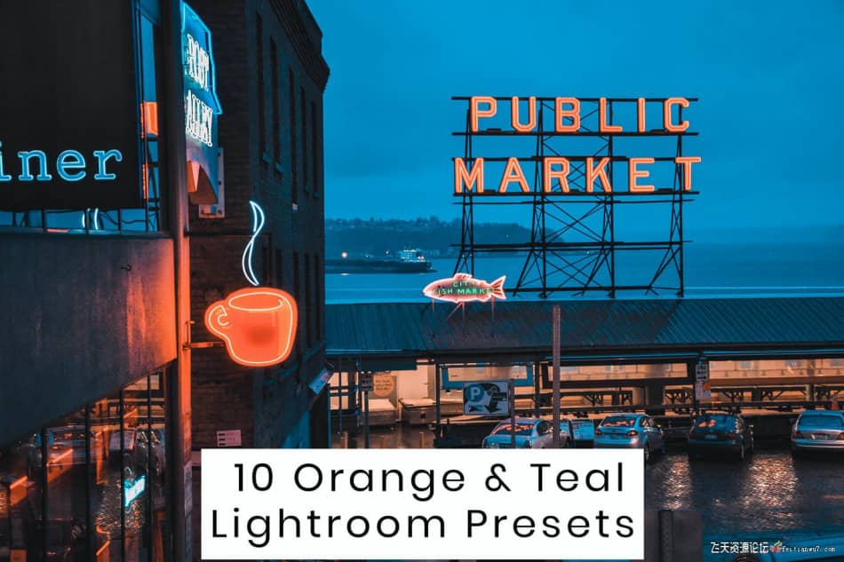 【Lightroom预设】10个橙色和蓝绿色Orange & Teal Lightroom Presets LR预设 第1张