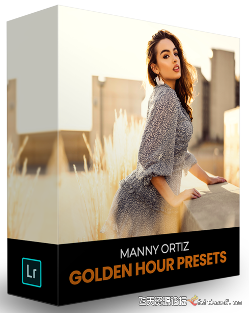 【Lightroom预设】Manny Ortiz - 黄金时段人像后期调色Golden Hour Presets LR预设 第1张