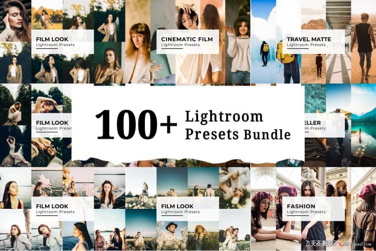 100组适用于婚礼人像旅拍电影风光Lightroom预设包 100+ Lightroom Presets Bundle LR预设 第1张