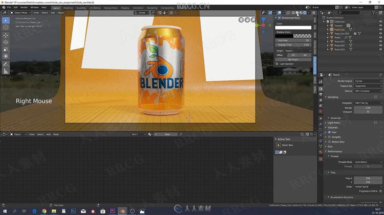 Blender大师级真实场景气泡粒子系统视频教程 3D 第16张