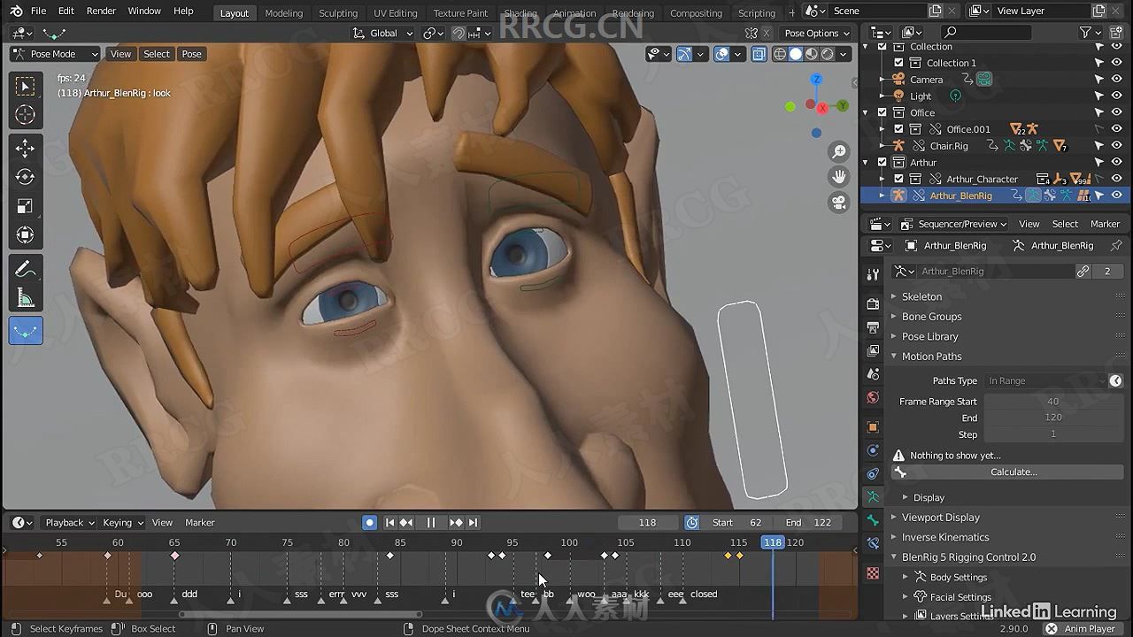 Blender办公室上班族角色动画创建视频教程 3D 第17张