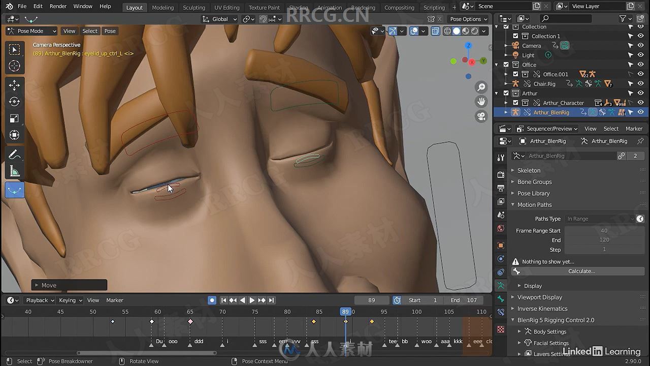 Blender办公室上班族角色动画创建视频教程 3D 第18张