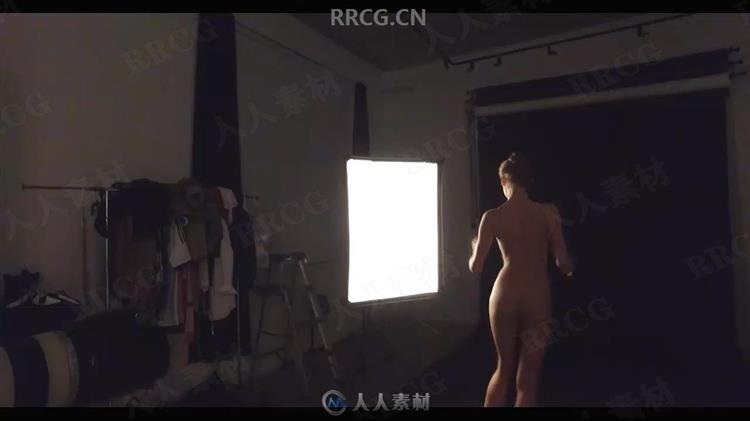 摄影棚精美裸体美女身材拍摄视频教程 摄影 第8张